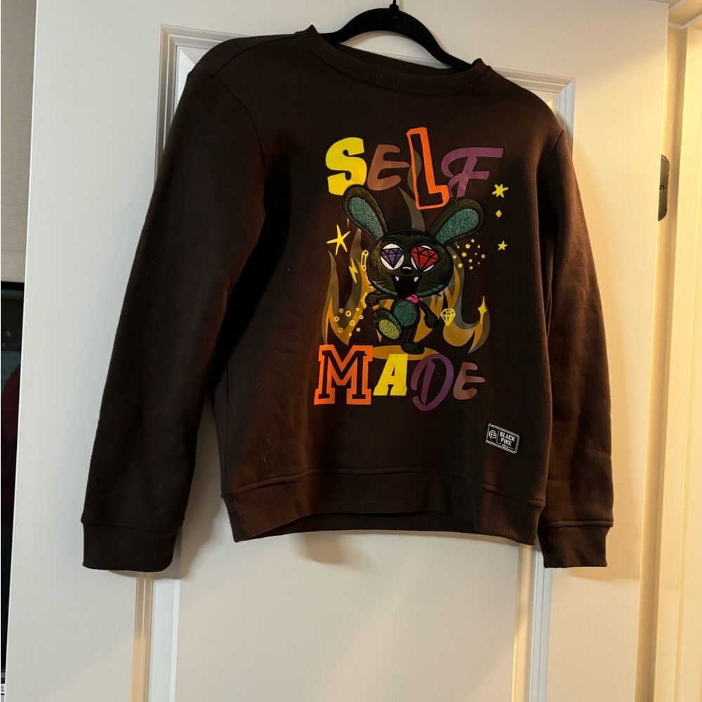 Pike Black “Self Made” Sweatshirt Jr (10-12)